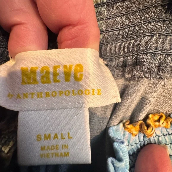 Maeve by Anthropologie | Wide-Leg Floral Pants — Size Small - Picture 4 of 5